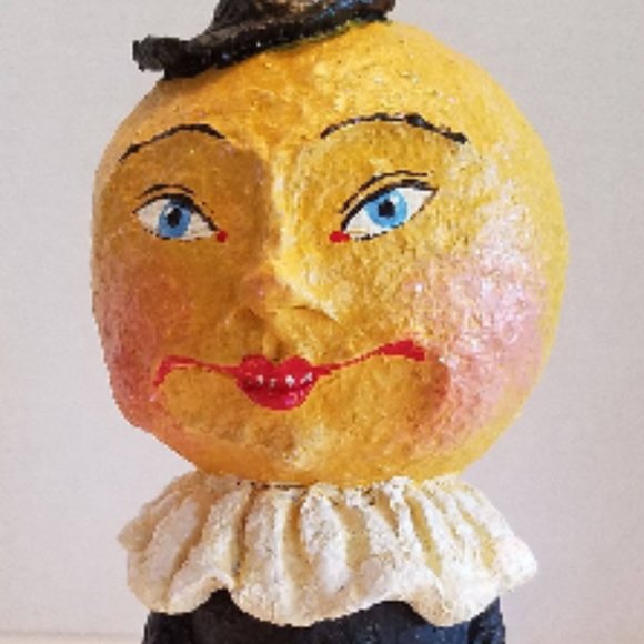 HALLOWEEN PUMPKIN Folk Art Table Center Piece Deco - Picture 5 of 15